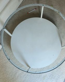 White coffee table