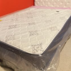 New Queen Mattress And Box Spring 2 Pc Bed Frame  Is Not Included 