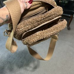 Brown Furry Purse