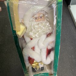 Vintage Motion-Ettes Santa Clause 24” Works lights up & moves.   $40  Vintage 24” Santa Clause Motion & Light Figure  By Santas Best Working   $40  Fr