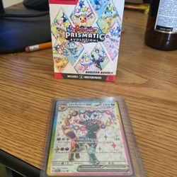 Umbreon ex Scarlet & Violet Promo Card And Prismatic Evolutions Booster Bundle