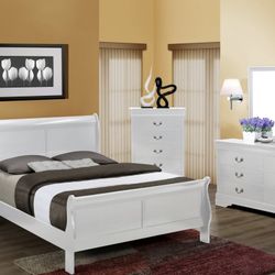 New Queen Size 5 Piece Bedroom Set With Free Delivery 
