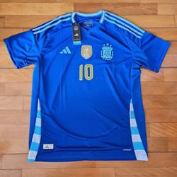 New Argentina Away Soccer Jersey All Sizes Available