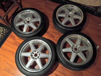 rare 18x7.5 racing heart wheels