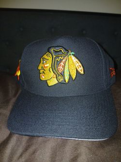 Black Blackhawks snapback