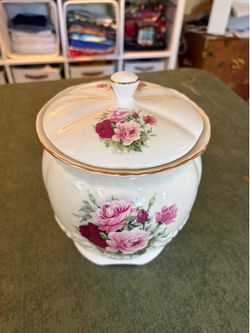 Vintage Maryleigh Pottery Ceramic Biscuit Jar