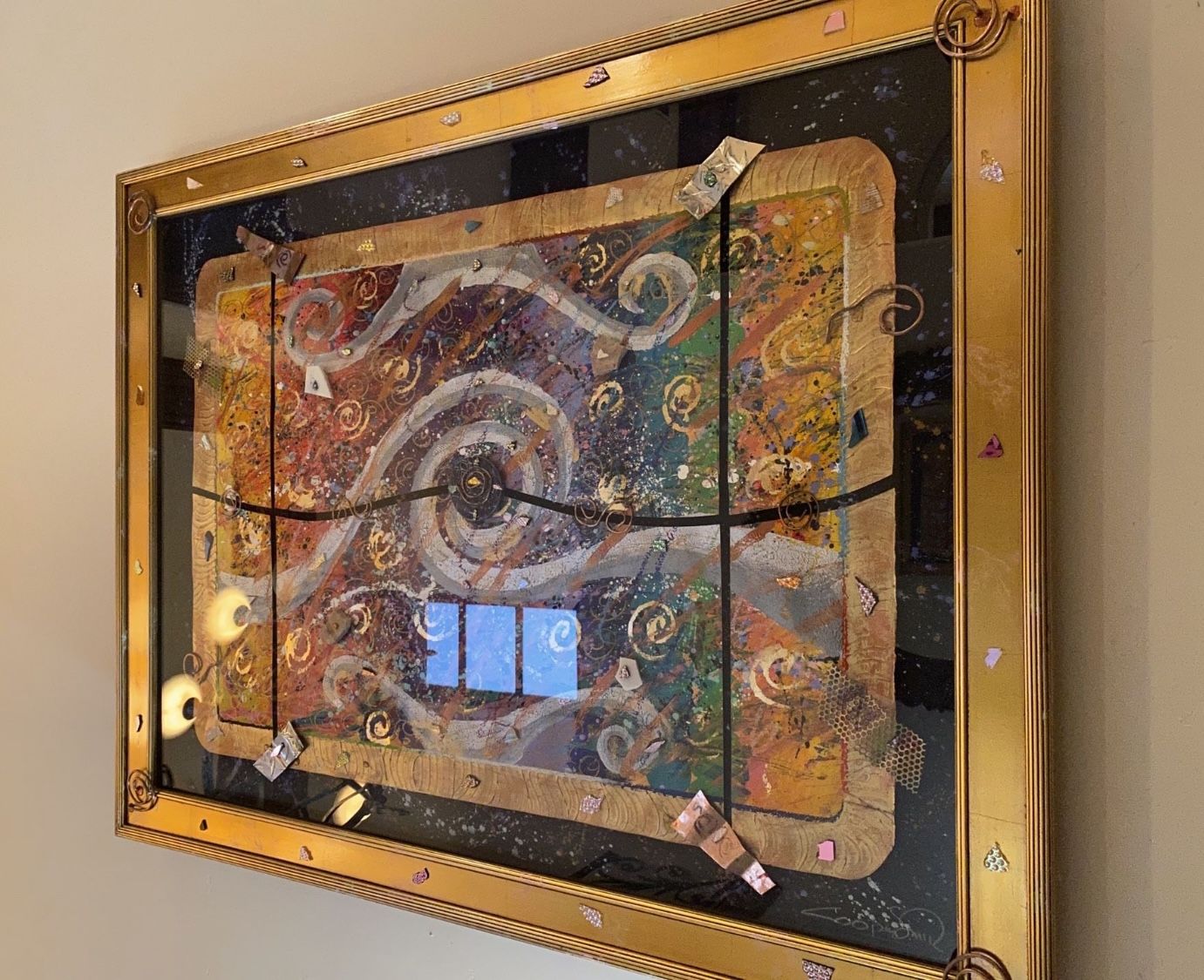 Original Justin Coppersmith “Fire and Ice” Painting