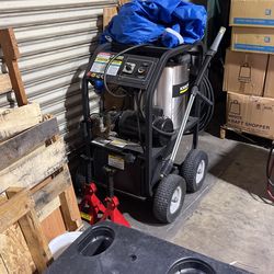 Hybrid Gas and Electric Power Washer