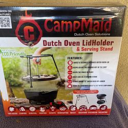 CampMaid Dutch Oven LidHolder And Serving Stand (2)