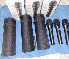 Sterling Microphones with Case & Box