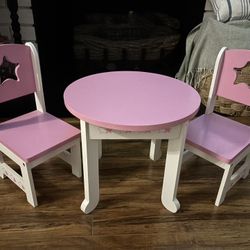Doll Table And Chairs