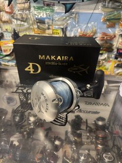 Like New Okuma Makaira 20 Two Speed Fishing Reel. Ready To Go. 