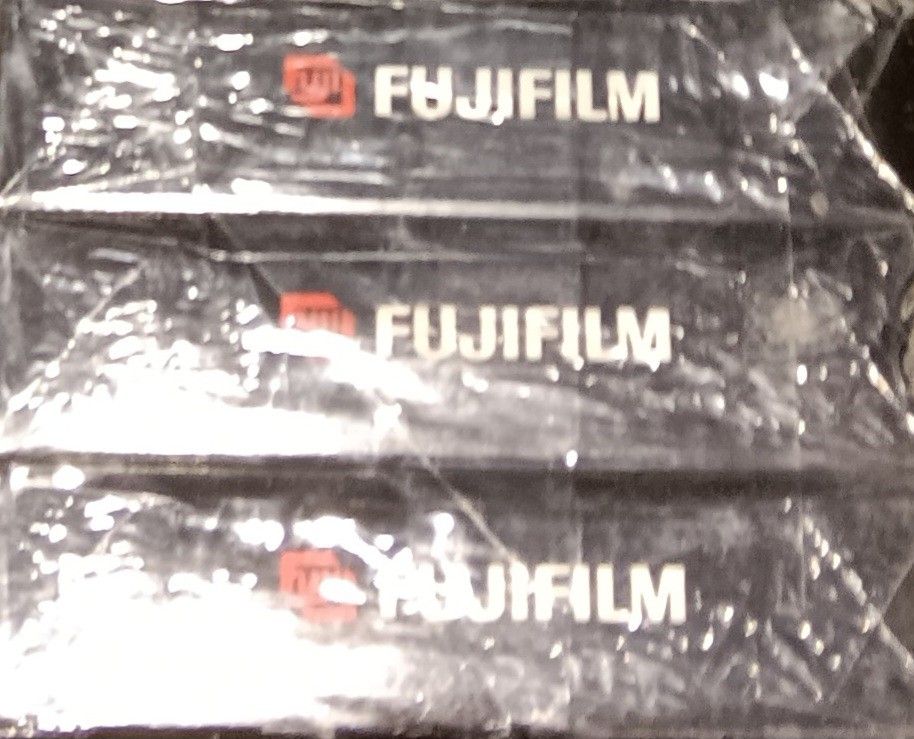 Fujifilm 3pk 6hour blank VHS test Sealed