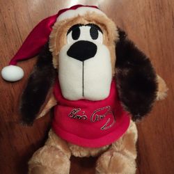 Elvis Presley Christmas Hound Dog RARE Stuffed Animal Official Elvis Presley Signature product