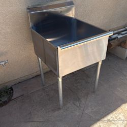Utility Sink 24X24X13 Stainless Steel