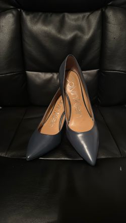 Navy Blue Calvin Klein Sleek Pump 