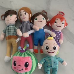 Cocomelon Plush Toy Full Set