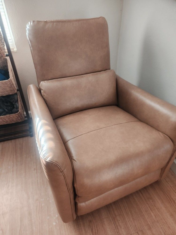 Power Leather Recliner