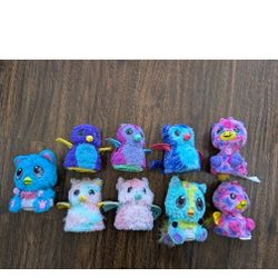 Lot of 9 Hatchimals Glittering Garden Hatching Interactive Creatures Pets