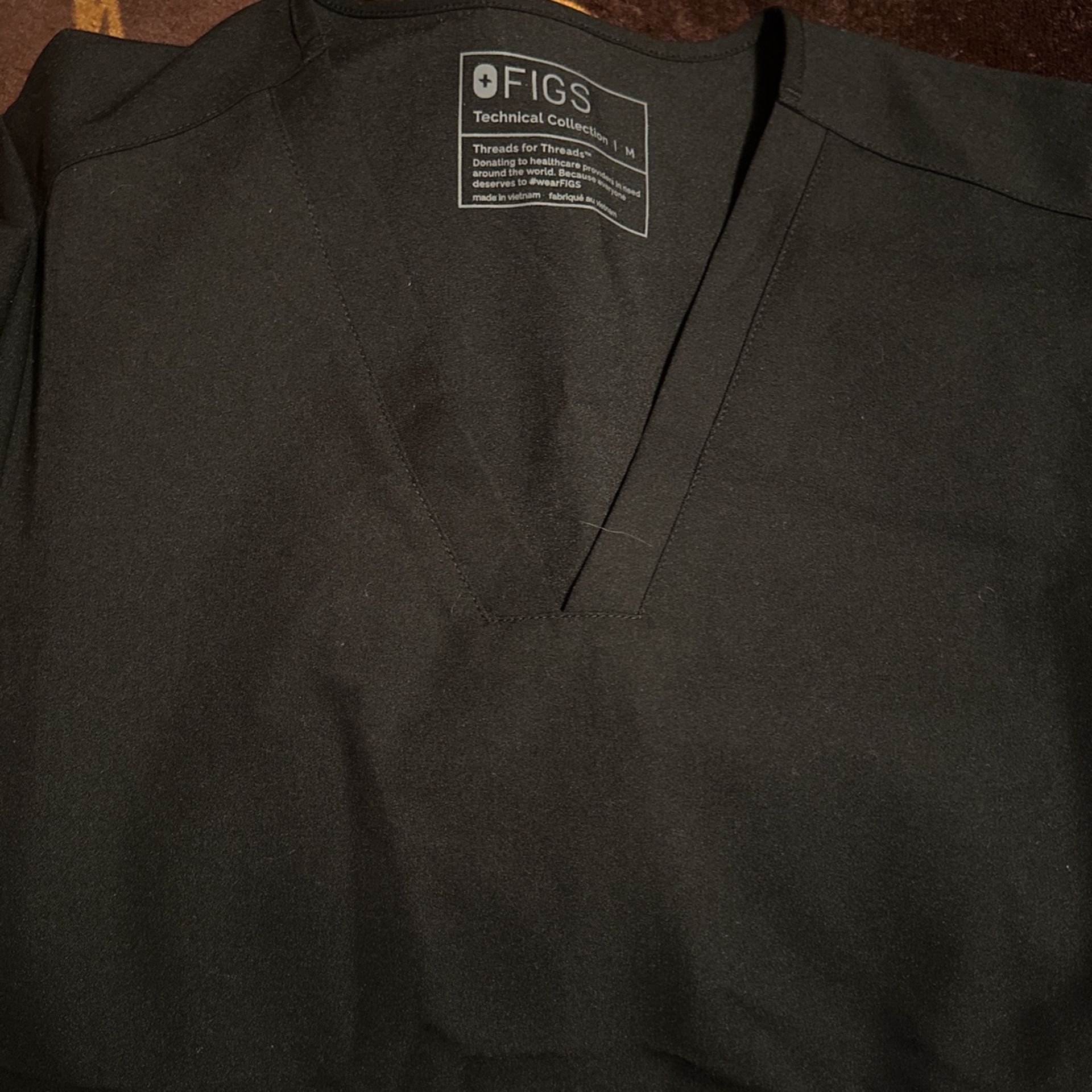 Figs Black Scrubs