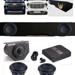 CHEVY SILVERADO GMC SIERRA 2019-2025 FULL BASS PACKAGE INSTALLED