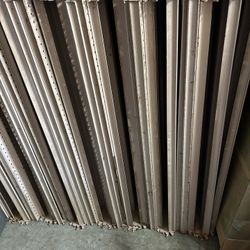 Grocery store, metal shelving sets