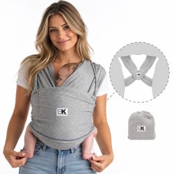 Baby K'tan Baby Wrap Carrier – Gray