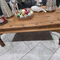 Rustic Wood Coffee Table