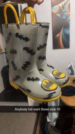Toddler Batman Rain boots