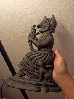 Cast Iron Punch & Judy Doorstop