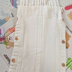 Baby Wrap Swaddle Blanket Knit  - Bege