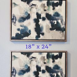 Two Canvas Paintings
