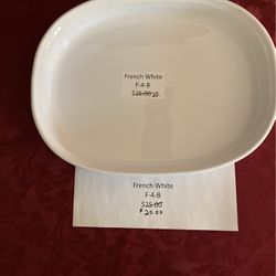 French White, Corning Ware , 2.5 Liter