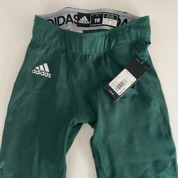 NEW WITH TAGS Adidas Football Pants Size Medium Youth Green