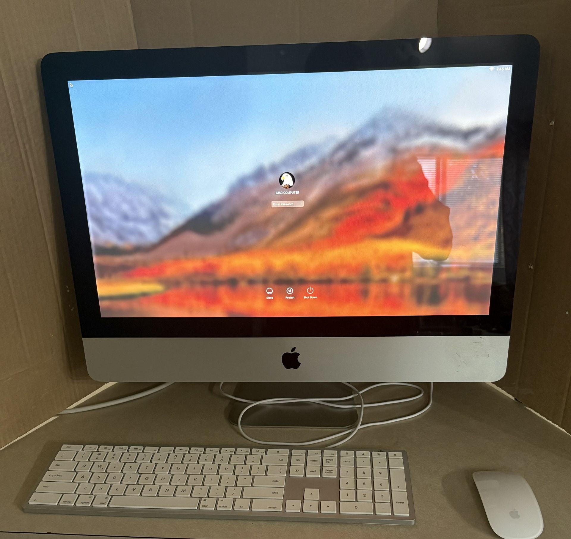 Apple iMac I5 512 SSD 16GB RAM with Magic Mouse & Keyboard Clean Condition