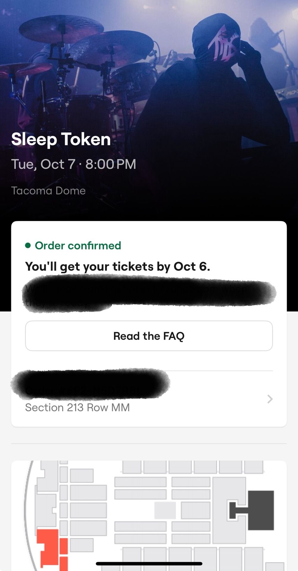 Sleep Token Tickets 2025 Tacoma 2 Tickets