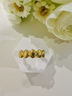 Seashells Style Adjustable Ring