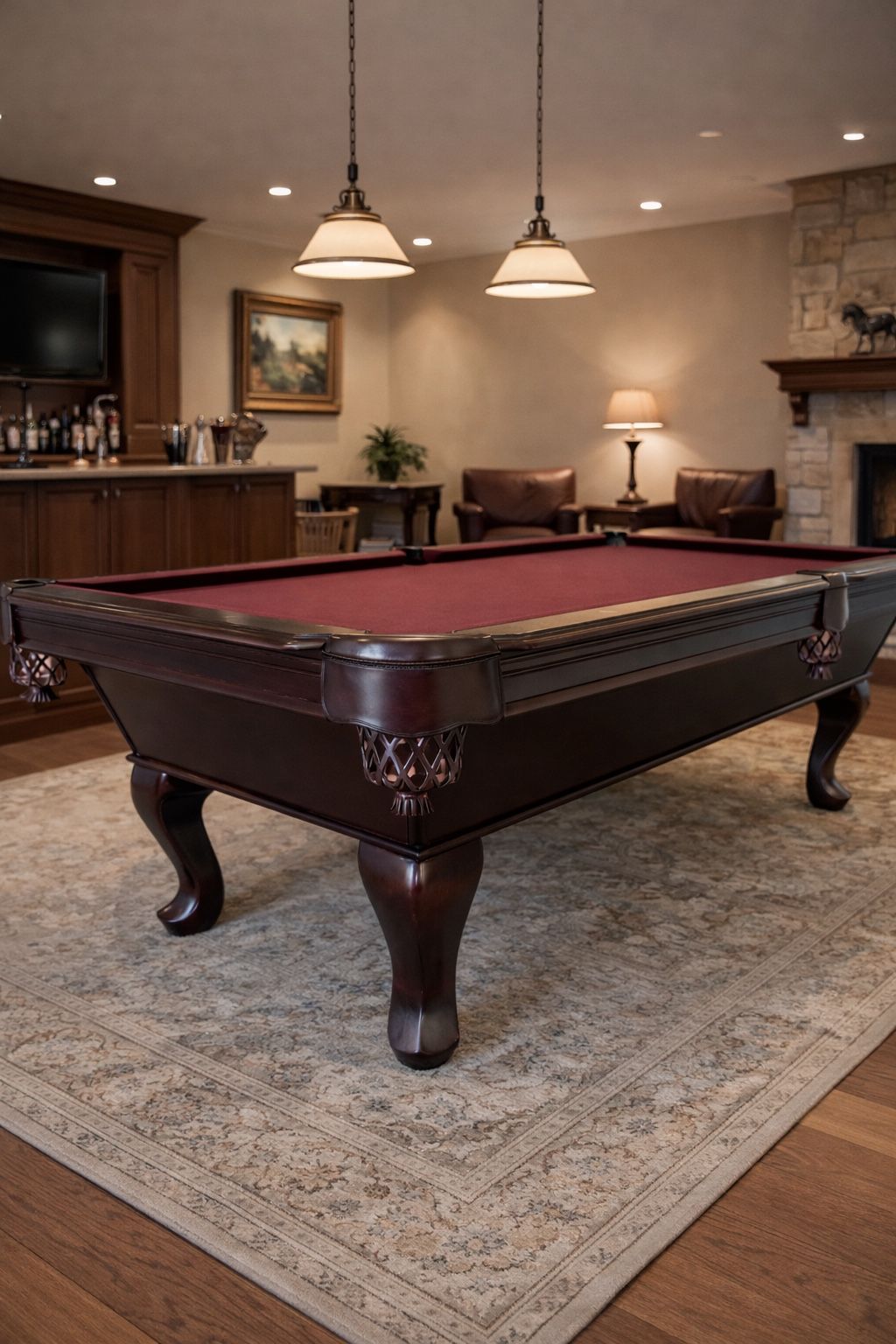 8’ Pool Table + Free Pro Delivery & Setup