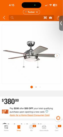 Starkk 42 in. Indoor Polished Nickel Downrod Mount Ceiling Fan with Integrated LED with Pull Chain