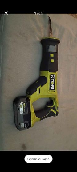 Ryobi 18V Cordless Reciprocating Saw with Battery