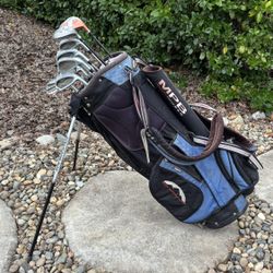 Wilson Golf Set (Driver+fairway wood+3i-pw+sw+putter+Sun Mtn. Stand Bag)