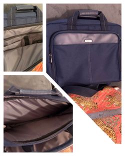 Targus Padded Laptop Bag / Briefcase – Navy Blue