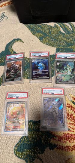 Pokemon psa graded slabs