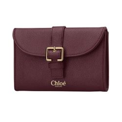 Chloe Parfum Burgundy Pouch Clutch Makeup Beauty Wash Bag Christmas Travel New