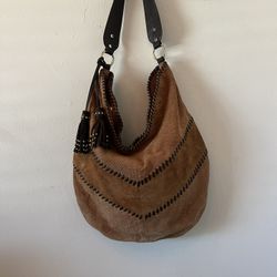 Stylish 100% Leather Bag  $65