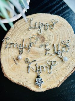 Name & Charm Pendant