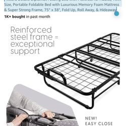 Milliard Deluxe Diplomat Folding Bed Frame