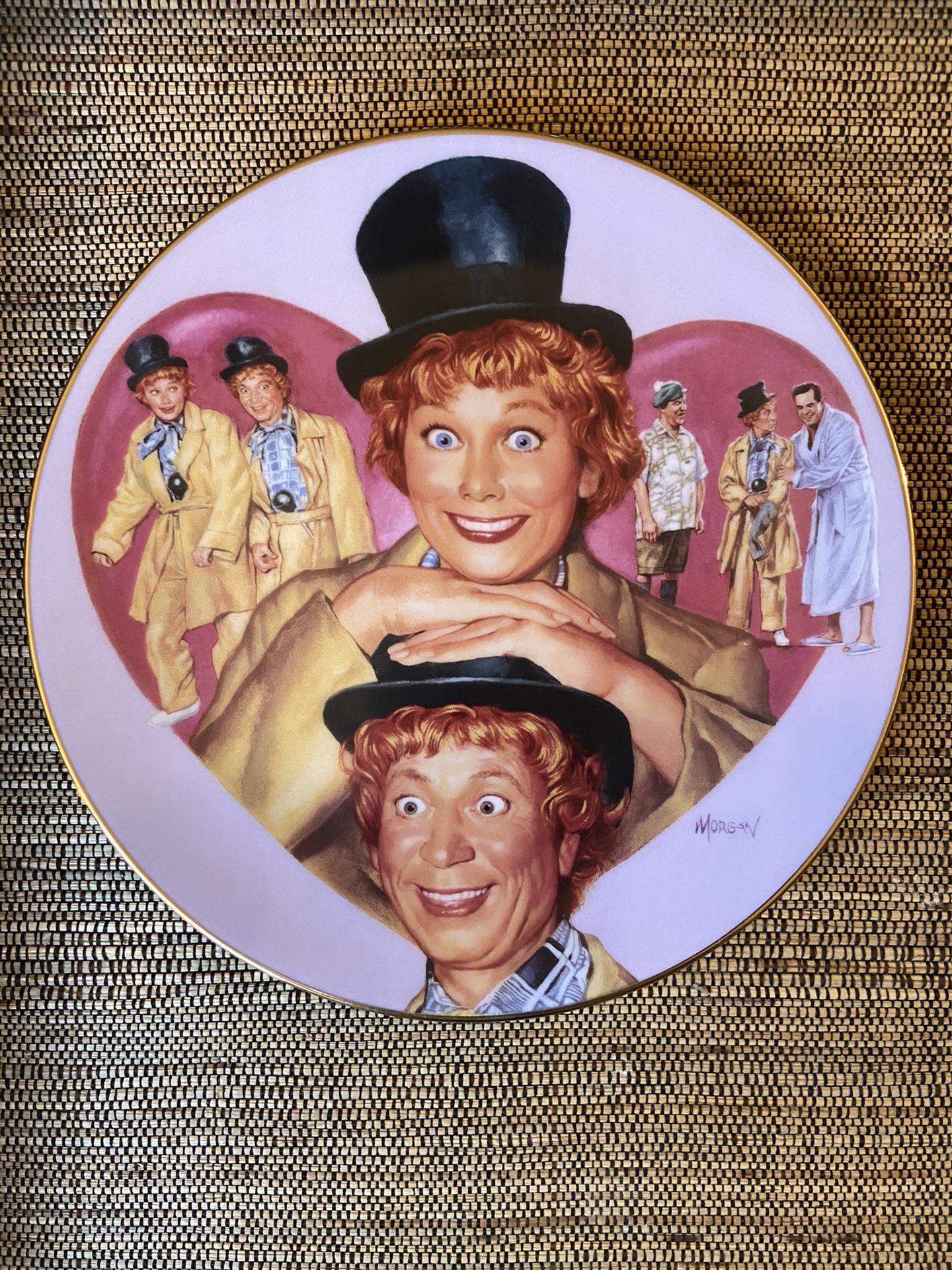 I Love Lucy! The Hamilton Collection “Lucy Meets the Stars” plate collection individually numbered