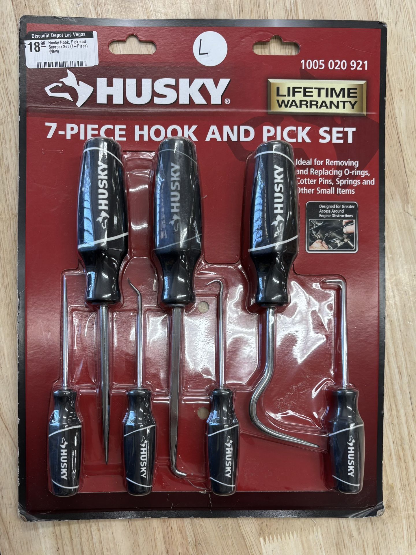 Husky 7-piece Hook And Pick Set (new)