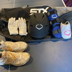 Baseball gear lot